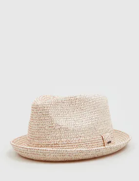 Bailey Billy Trilby Hat - Carnelian Beige