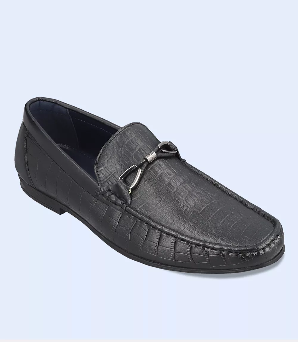 BM4252-BLACK-Men Loafers