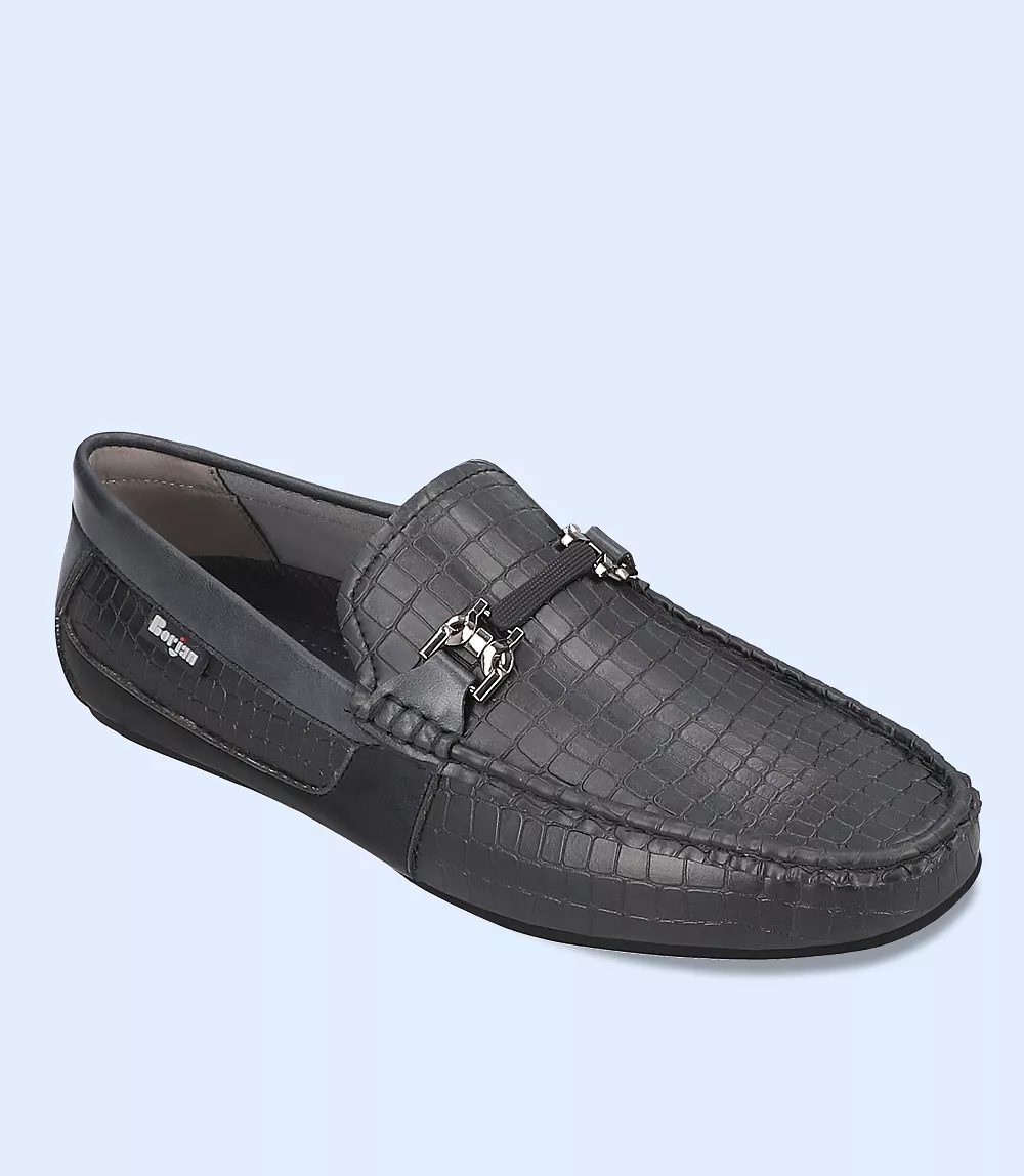 BM5246-BLACK-Men Loafers