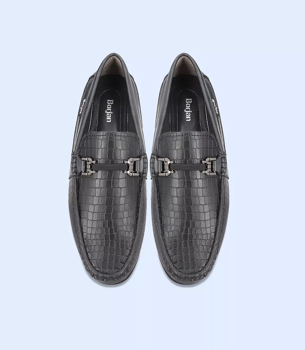 BM5246-BLACK-Men Loafers