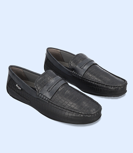 BM5248-BLACK-Men Loafers