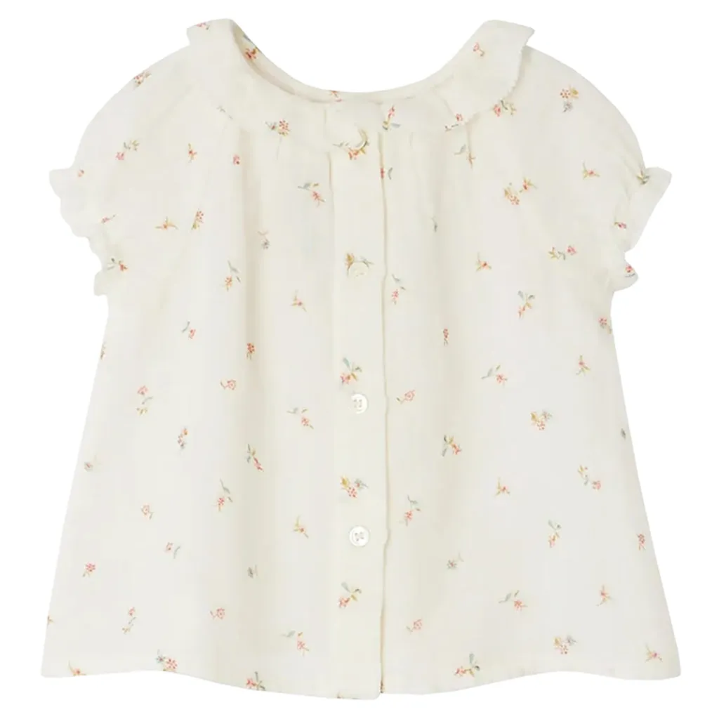 Bonpoint Baby Lara Blouse Natural White