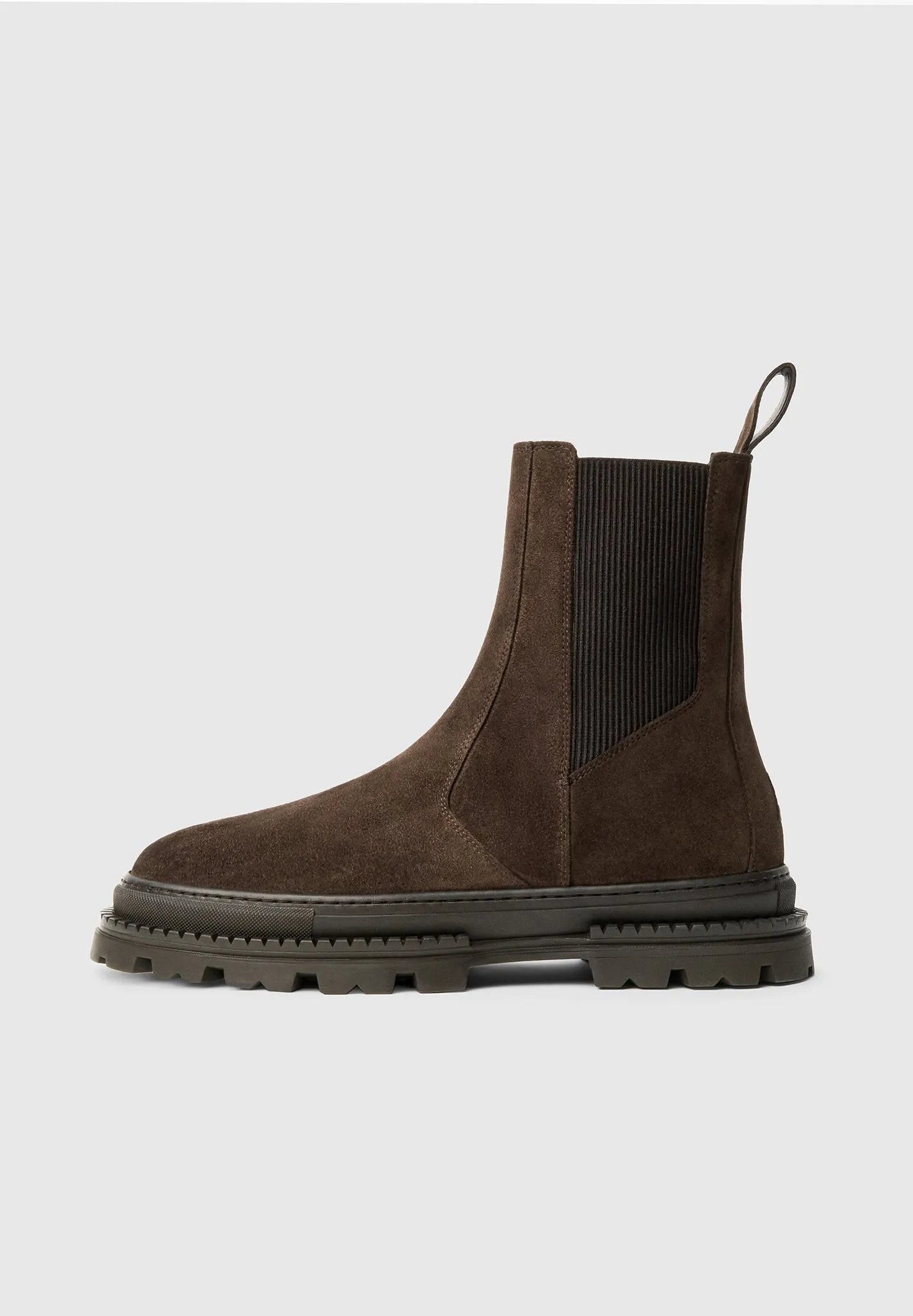 Bordeaux Suede Chelsea Boot - Brown