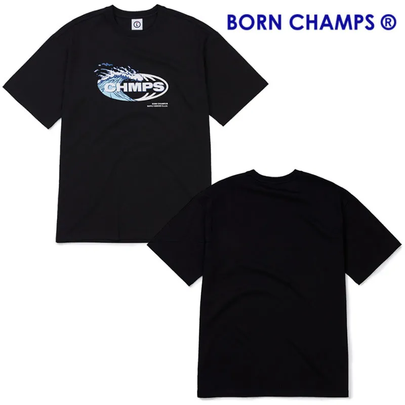 Born Champs  |Unisex Street Style U-Neck Plain Cotton Short Sleeves