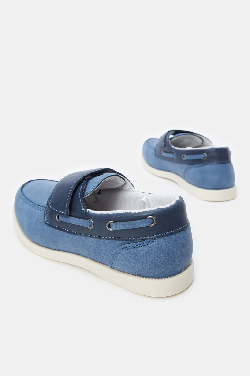 Boys Navy Loafers