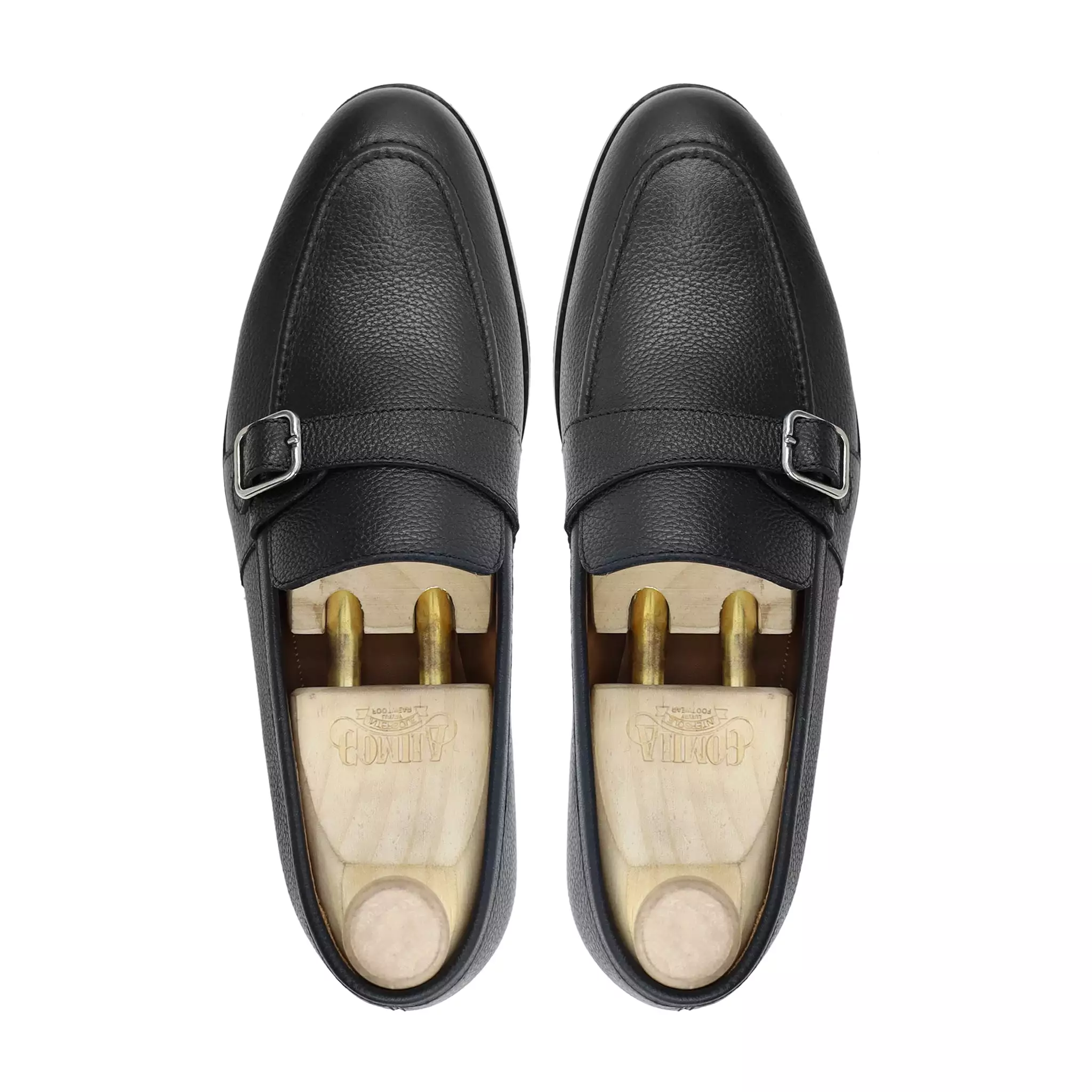 BRASILIA - BLACK PEBBLE GRAIN LOAFER