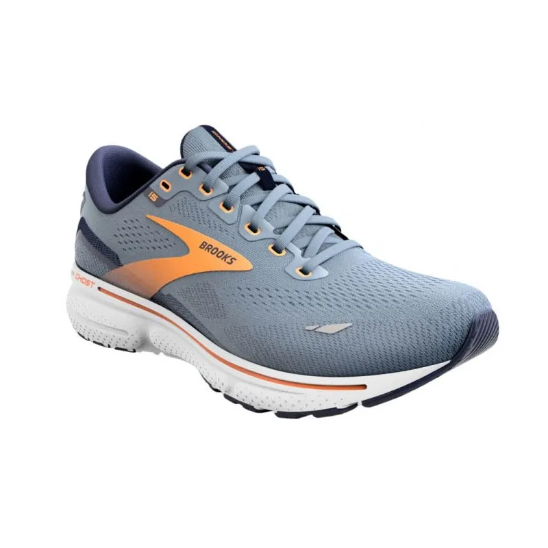 BROOKS GHOST 15 FLINSTONE/PEACOT/ORANGE POP FOR MEN'S