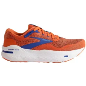 BROOKS GHOST MAX RED ORANGE/BLACK/SURF THE WEB FOR MEN'S