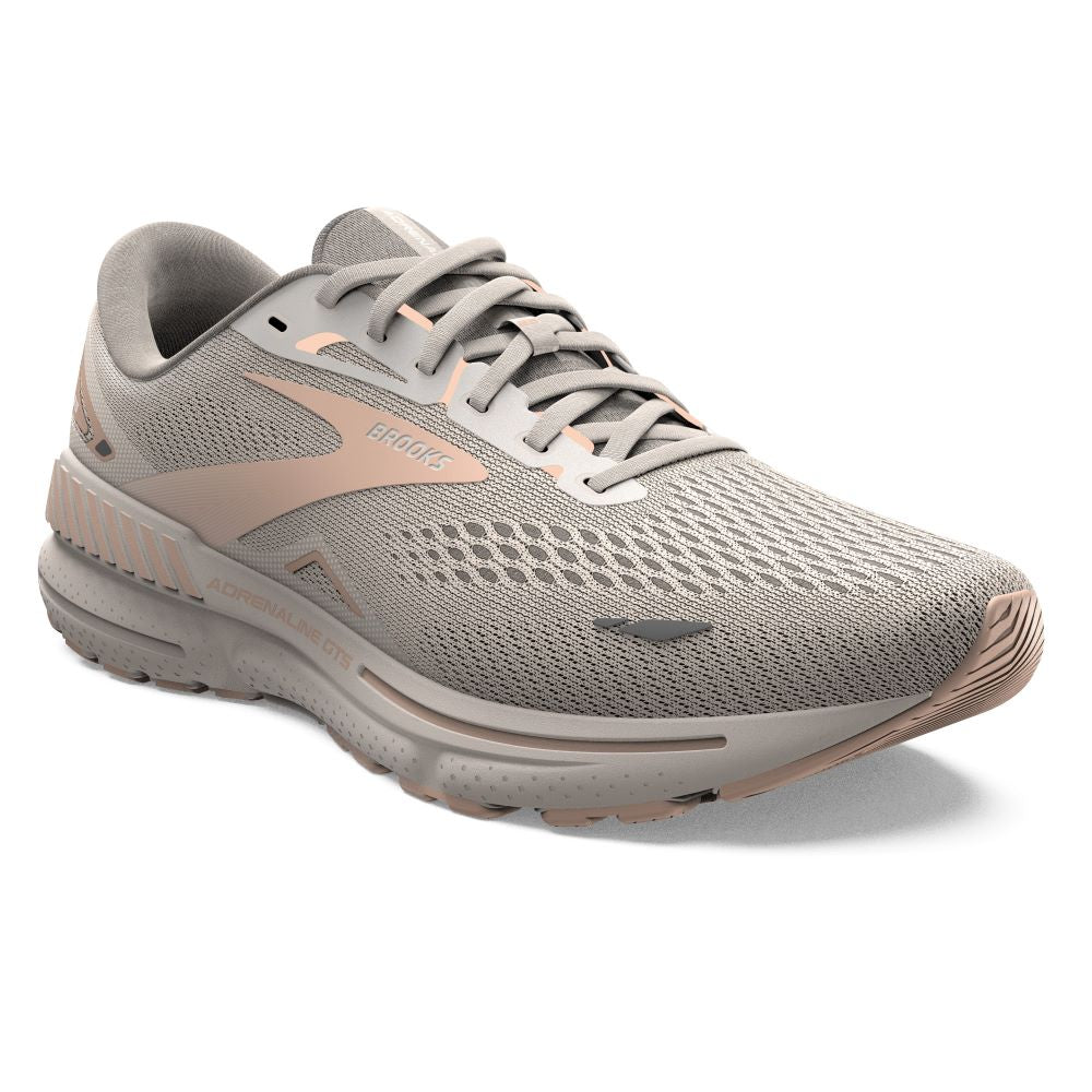 'Brooks' Women's Adrenaline GTS 23 - Crystal Grey / Villa / White