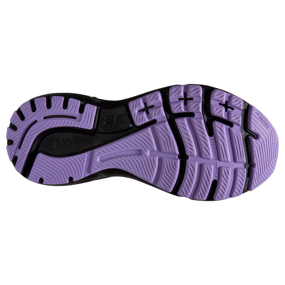 'Brooks' Women's Adrenaline GTS 23 - Grey / Black / Purple