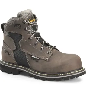 CAROLINA I-BEAM 6 COMPOSITE TOE WATERPROOF WORK BOOT SIZE 8D GRAY