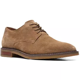 Clarks Mens Jaxen Low Suede Lace Up Oxfords