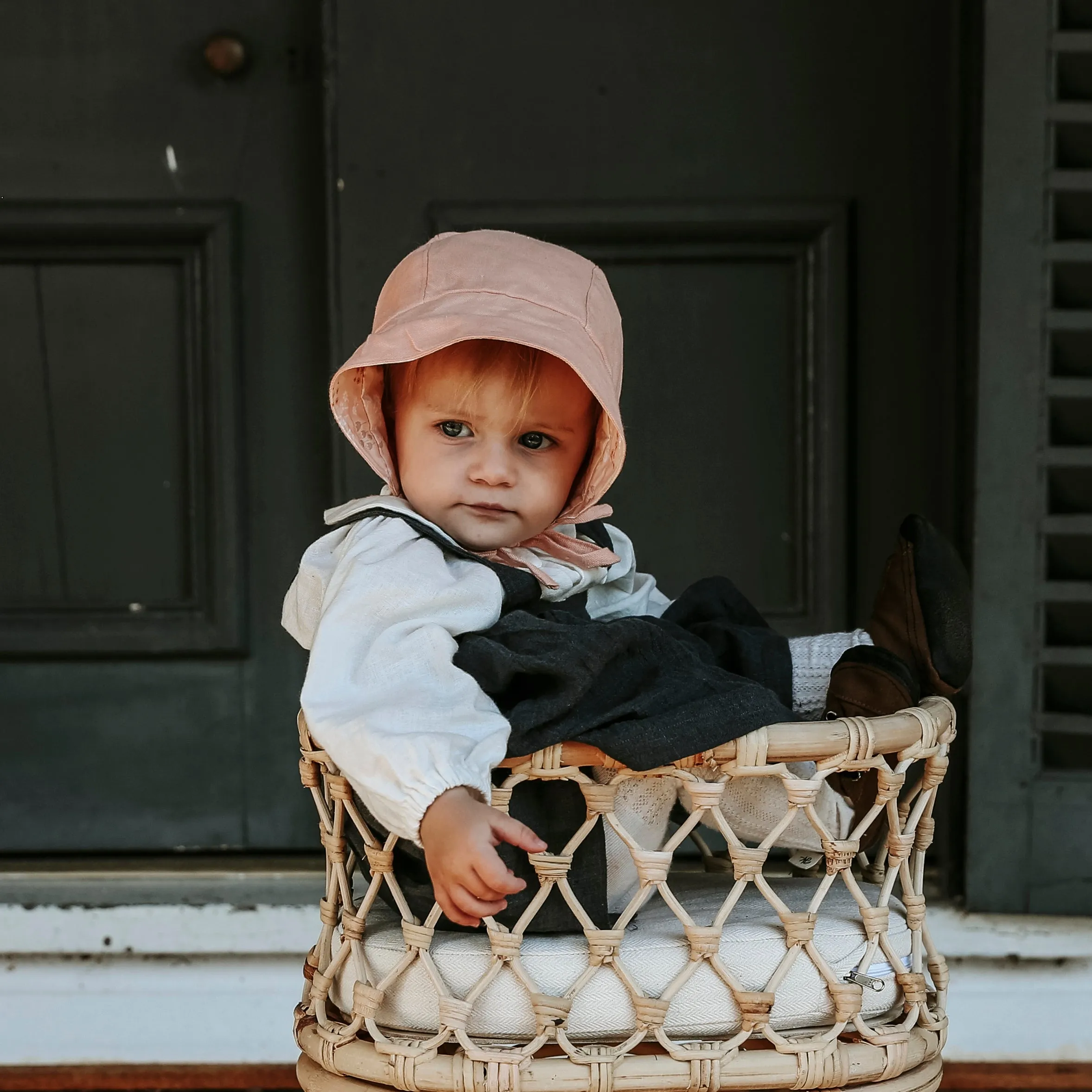 Coral Baby and Toddler Bonnet