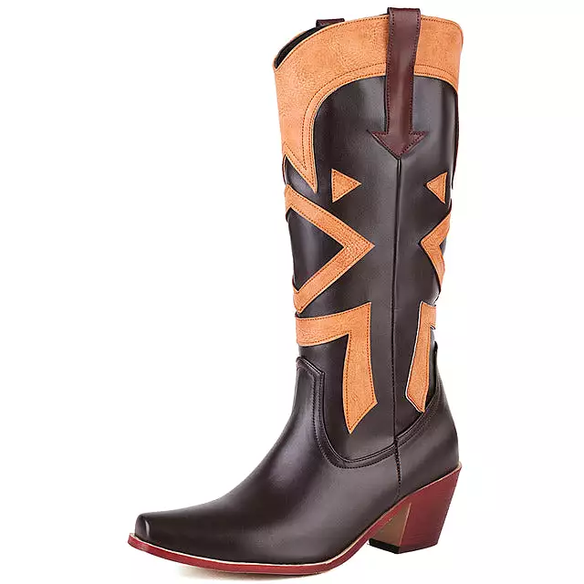 Cowgirl Boots Western Cowboy Long Winter Autumn Boots For Women 2023