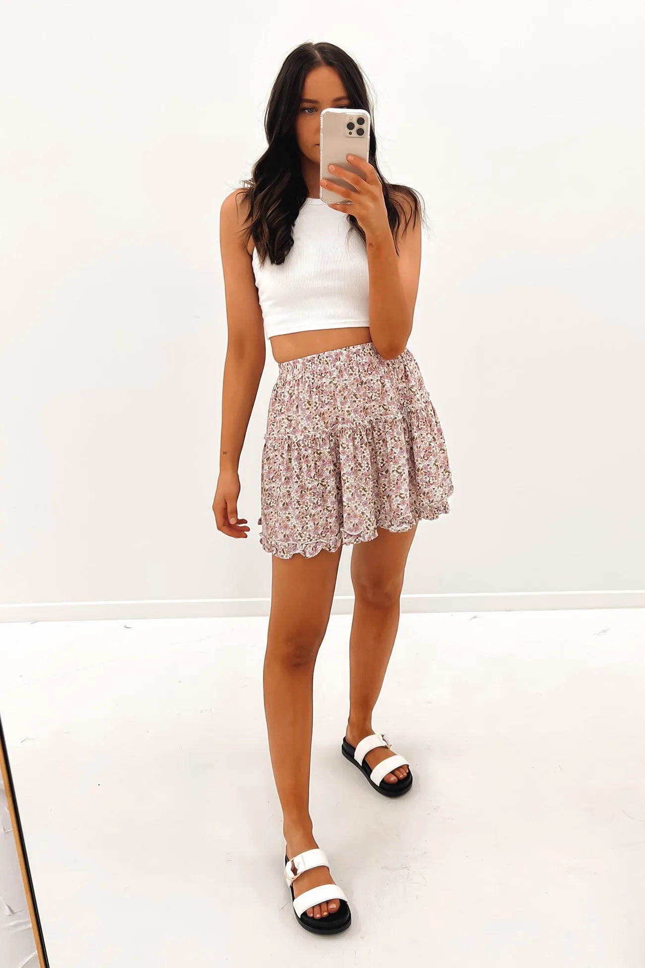 Delilah Floral Mini Skirt