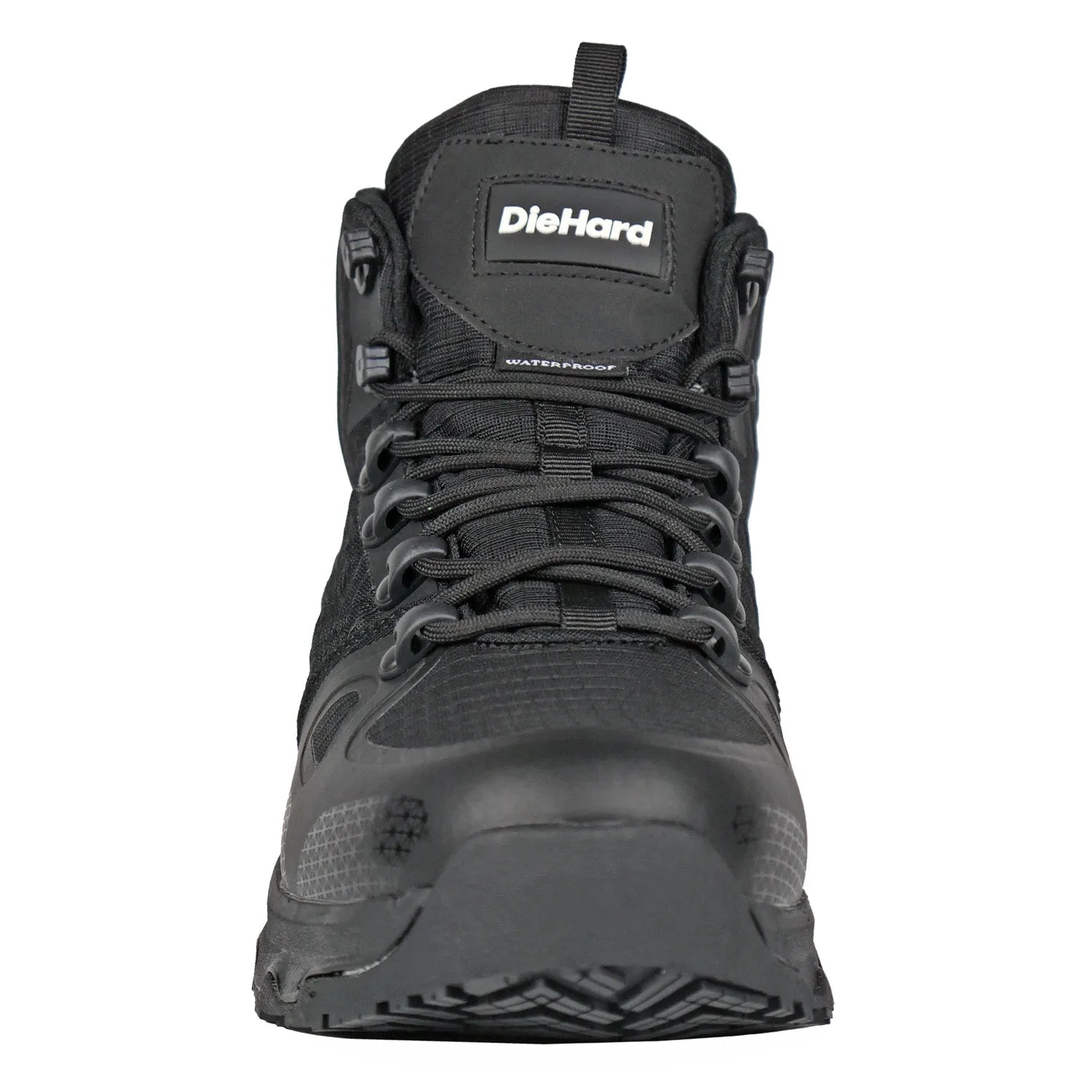 DieHard Mens Shadow Black Nylon Heavy Duty Work Boots