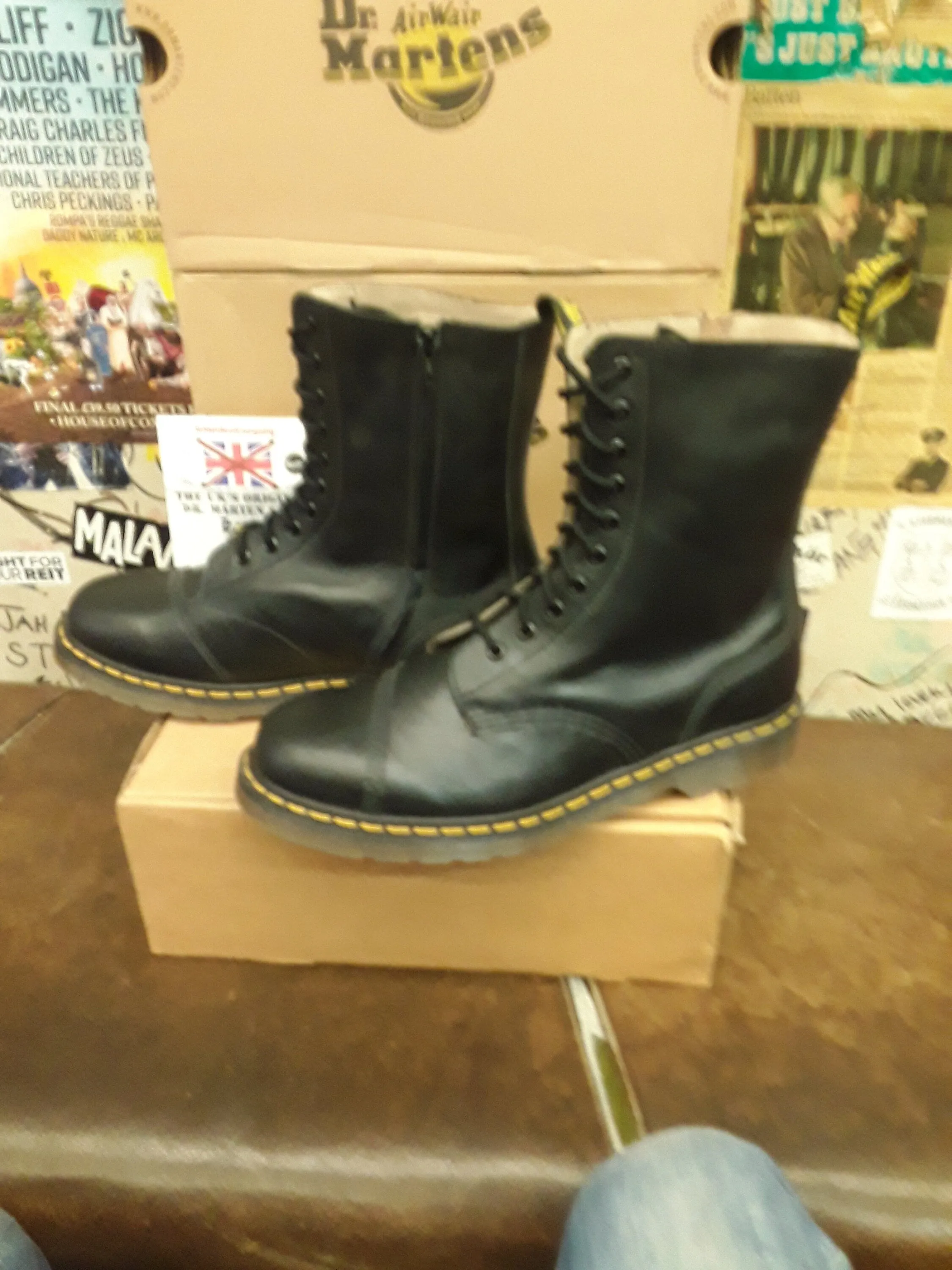 Dr Martens Zip Boot, Size UK11, 10 Hole Yoji Limited Edition