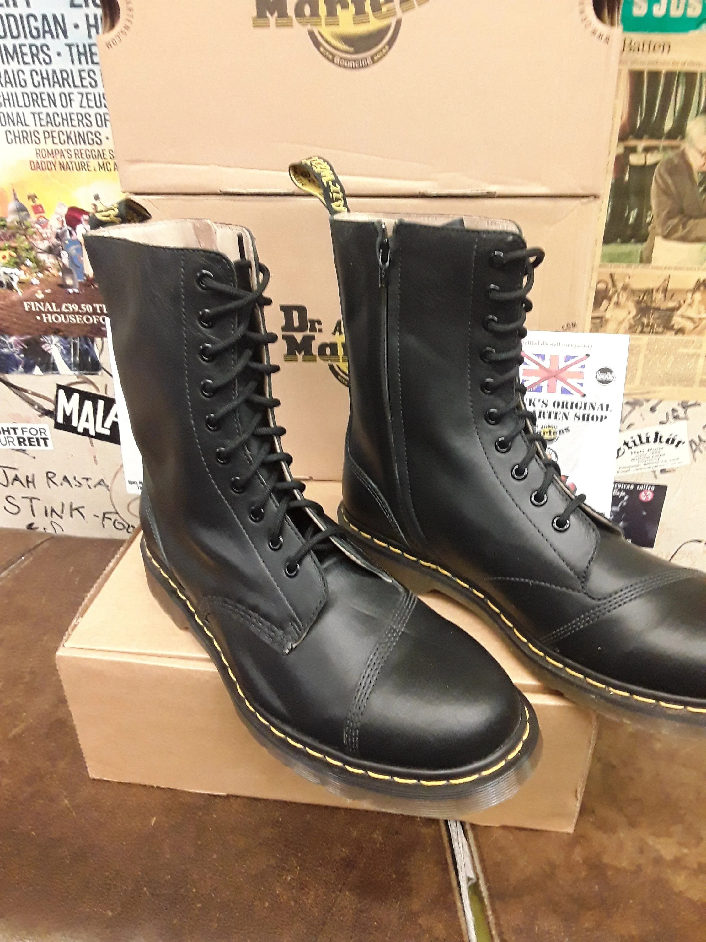 Dr Martens Zip Boot, Size UK11, 10 Hole Yoji Limited Edition