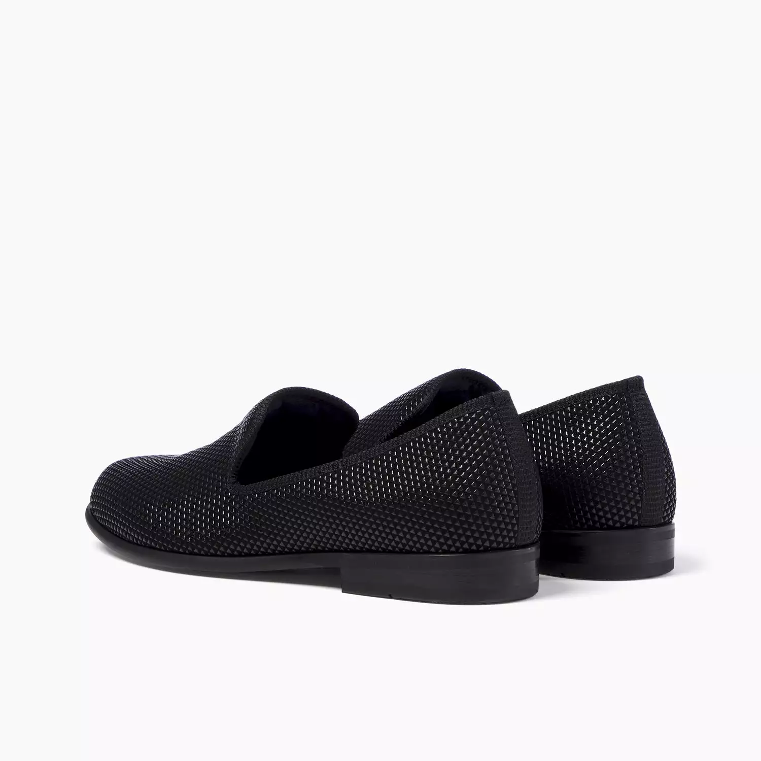 Duke Pyramid Black Loafer - Men's