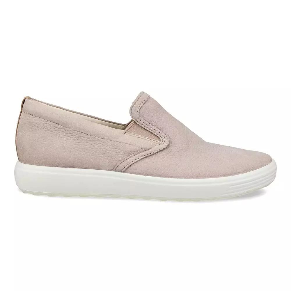 Ecco Women's Soft 7 Slip-On - Grey Rose