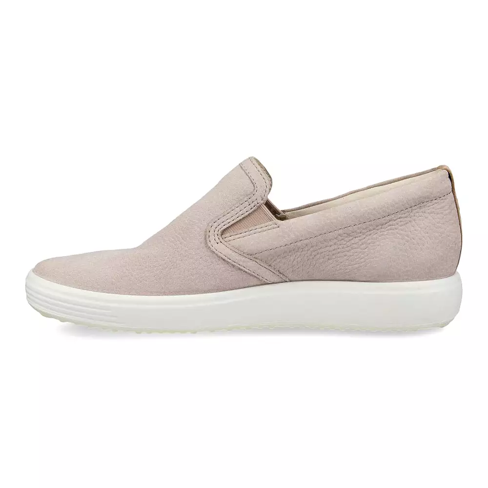 Ecco Women's Soft 7 Slip-On - Grey Rose