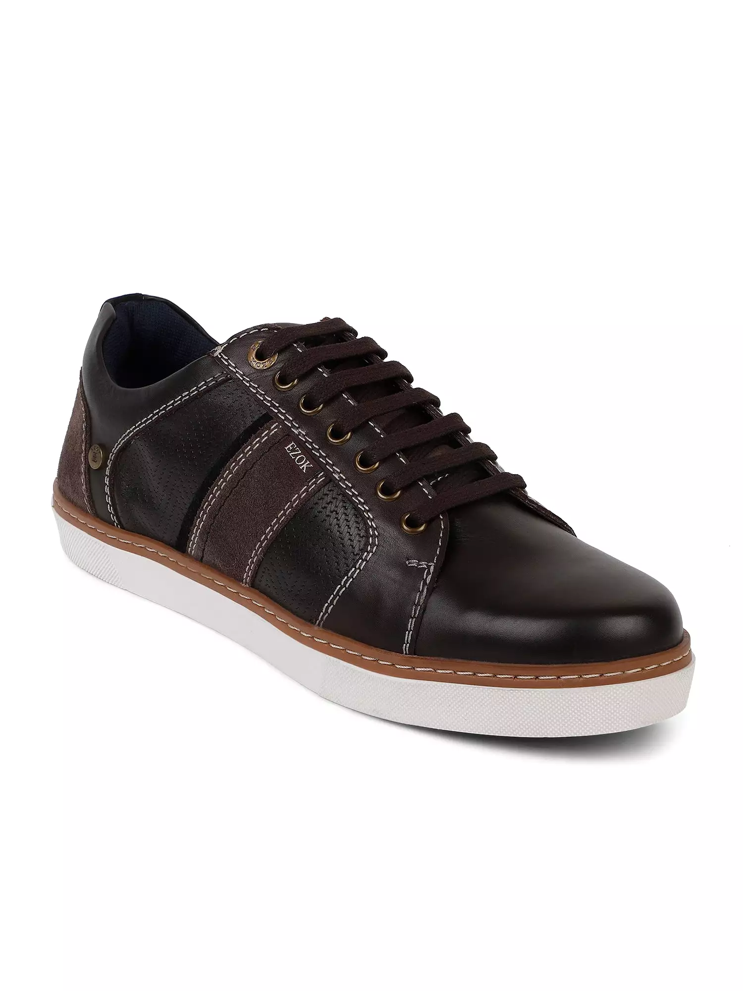 Ezok Men Brown Sneaker Casual Shoes