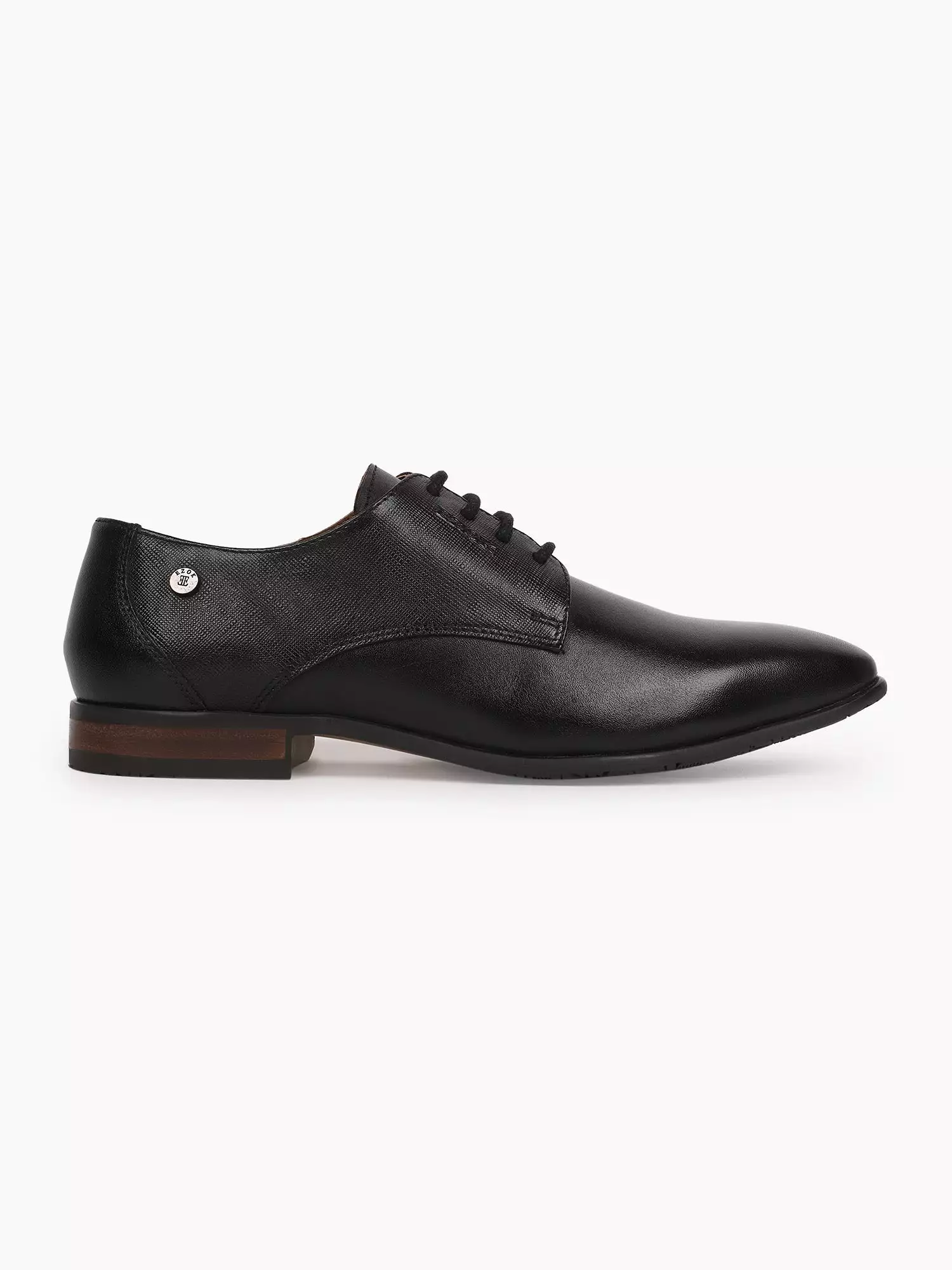 Ezok Men Formal Leather Shoes ( Black )