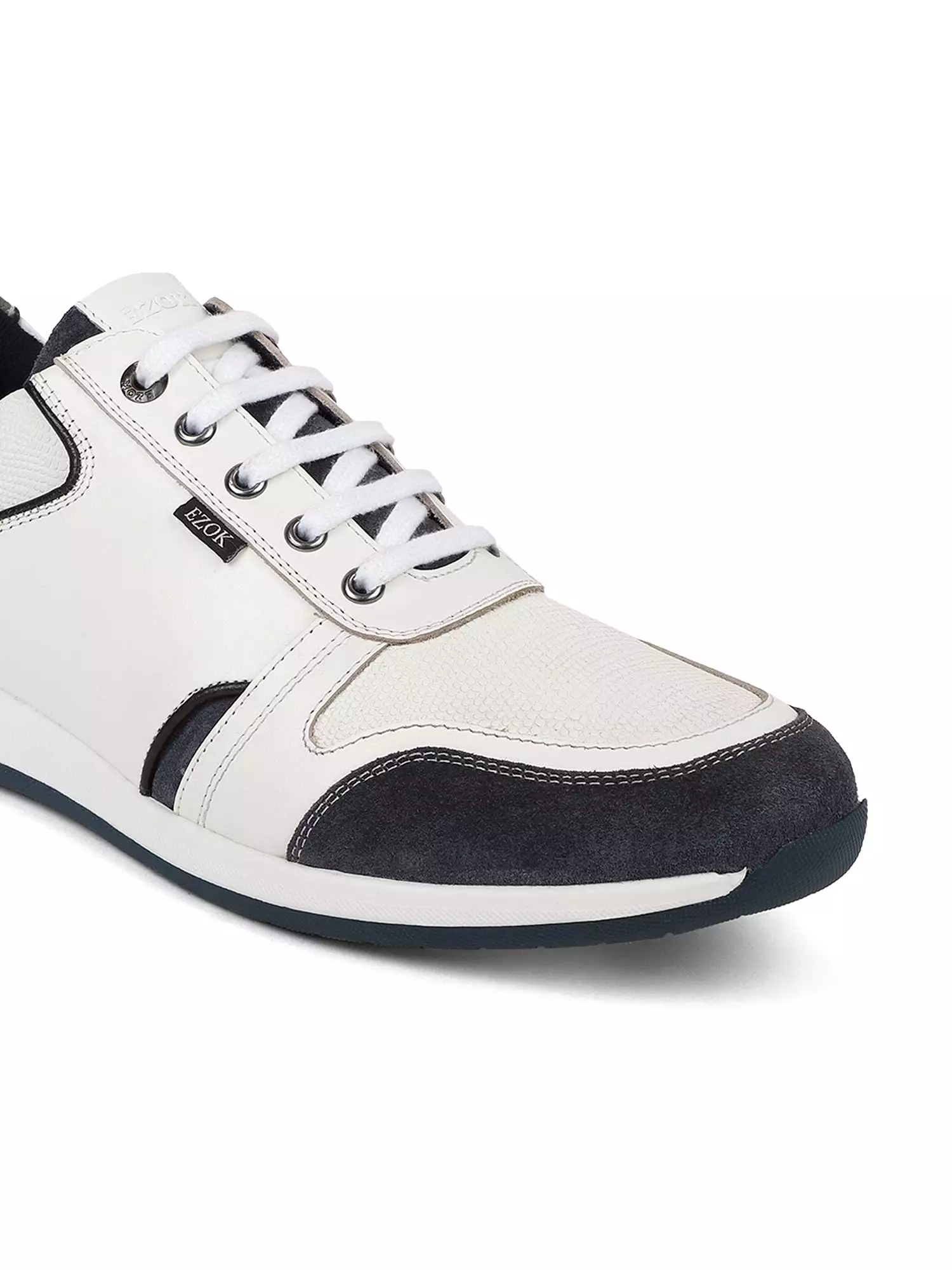 Ezok Men White Casual Sneaker Shoes