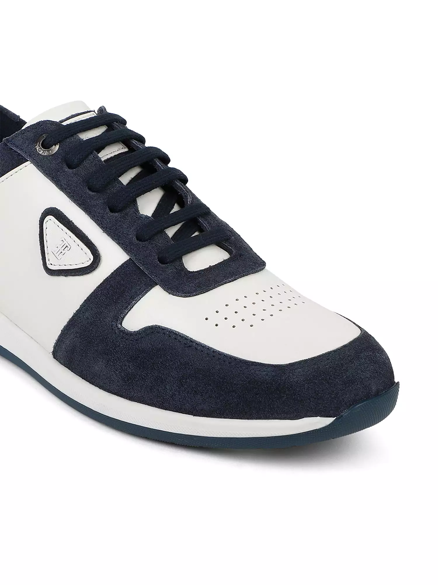 Ezok Men White/Blue Sneaker Casual Shoes