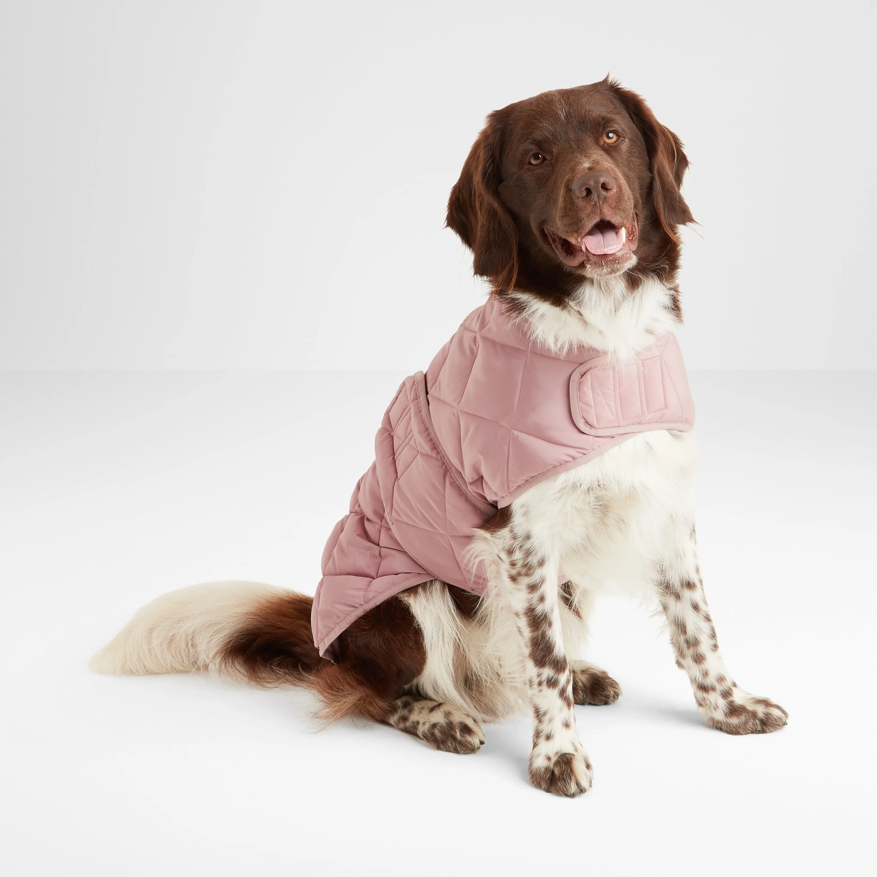 Fido Padded Dog Coat L - Faded Pink