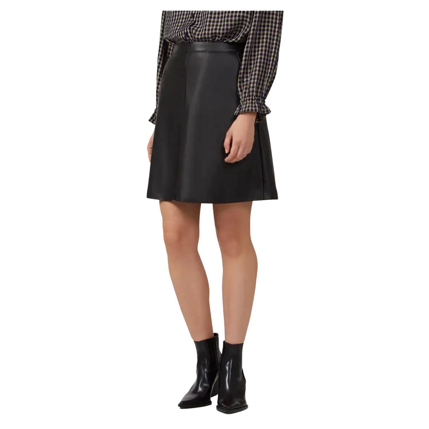 Great Plains Ania Faux Leather Skirt