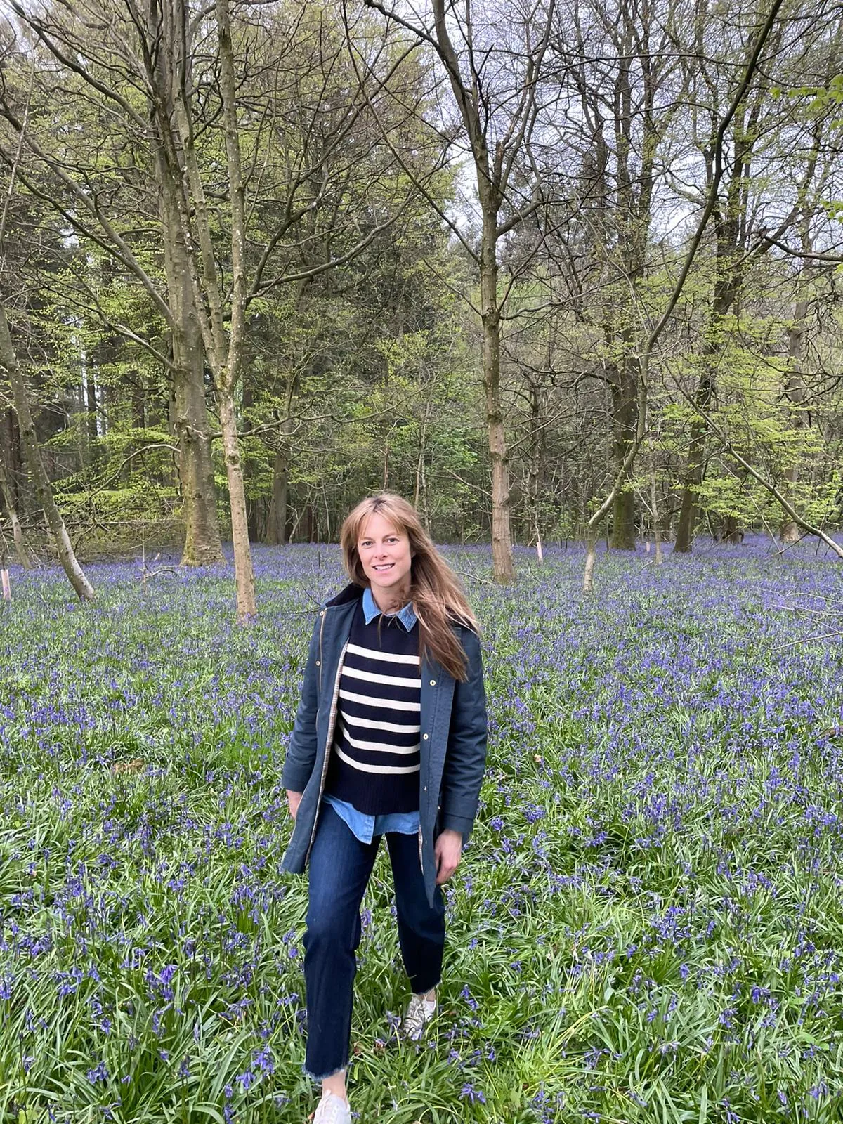 Heathland Barn Coat in Dusk Blue