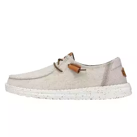 'Hey Dude' Women's Wendy Washed Canvas - Cream