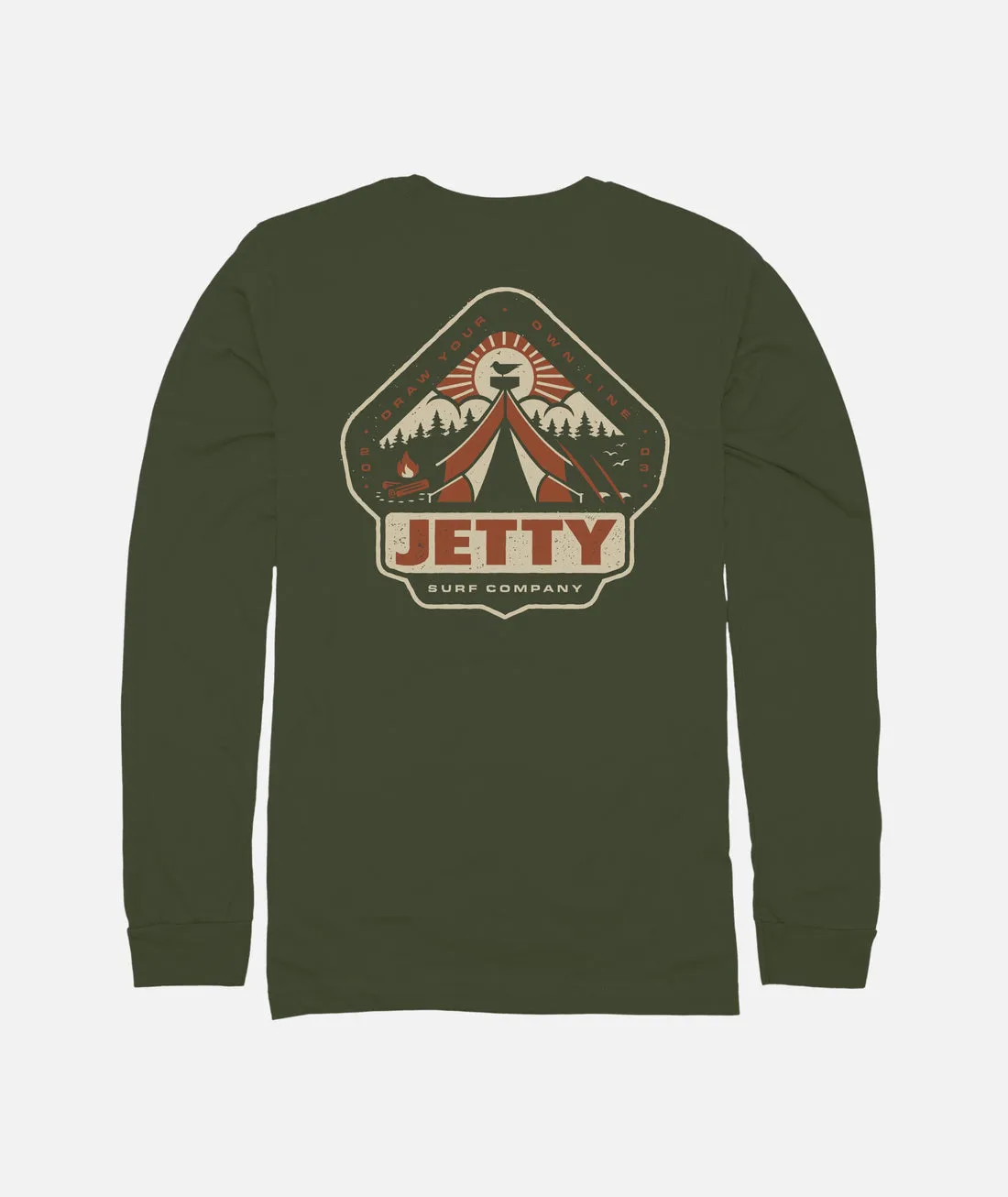 Jetty Men's Camper Long Sleeve Tee