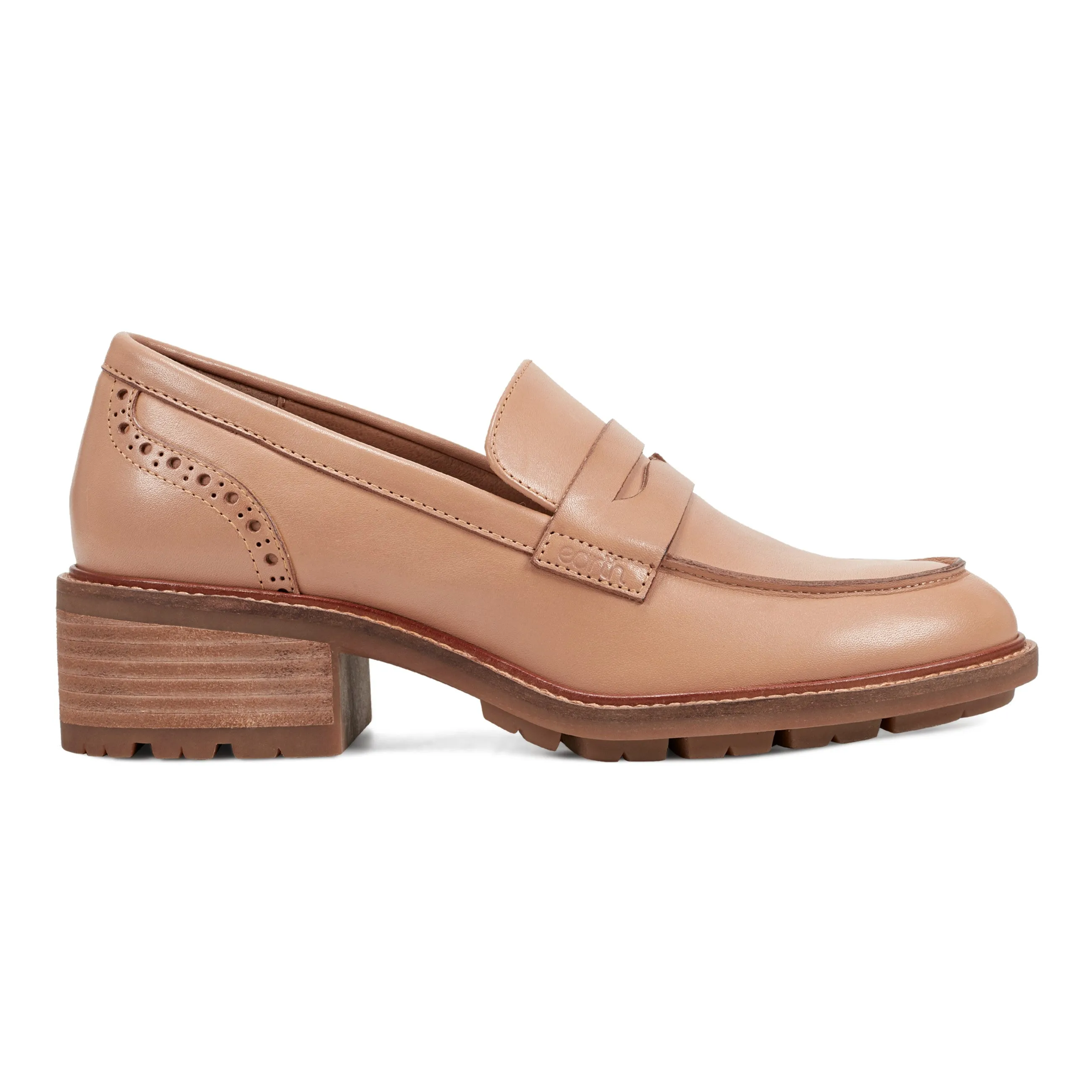 Lindy Almond Toe Casual Slip-on Penny Loafers