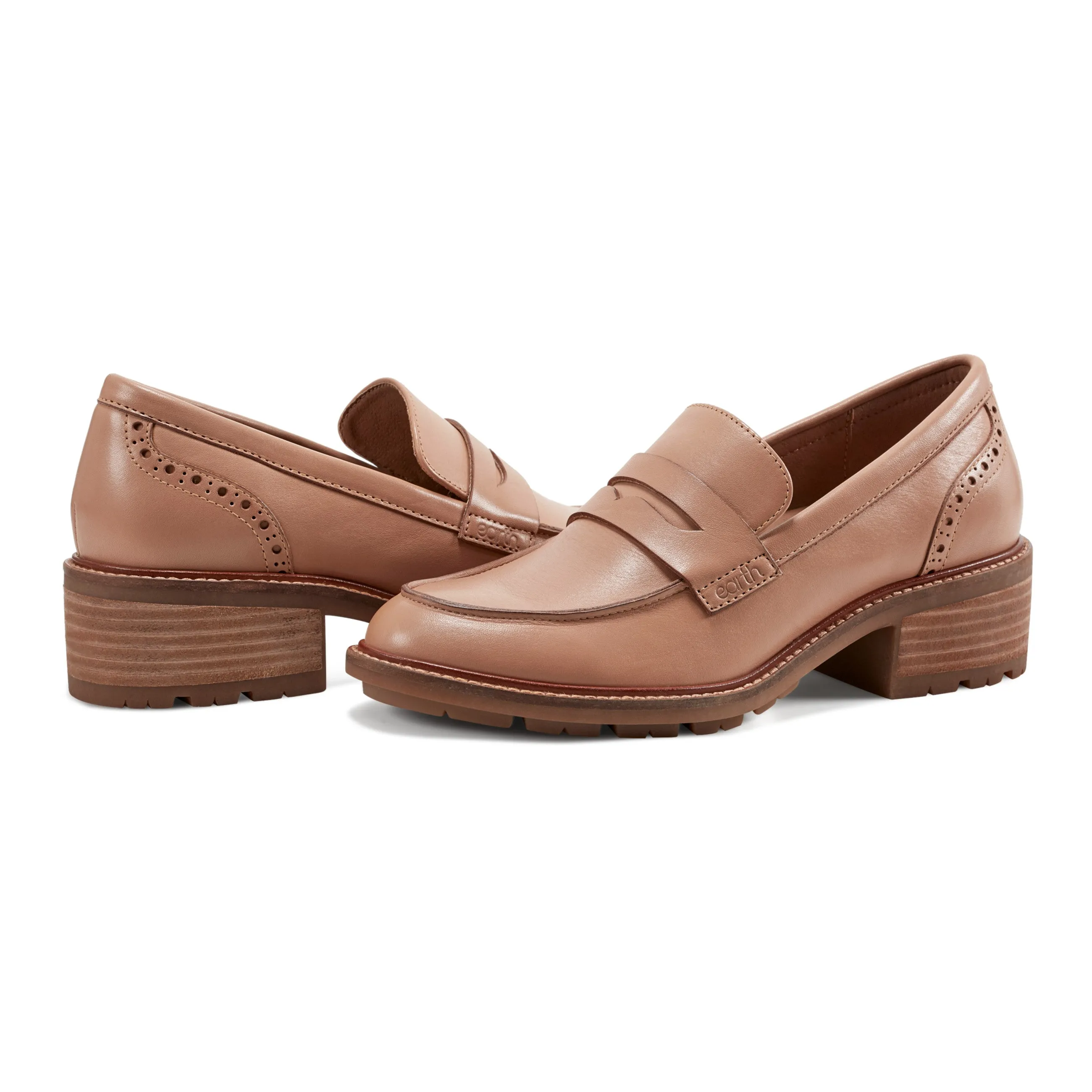 Lindy Almond Toe Casual Slip-on Penny Loafers