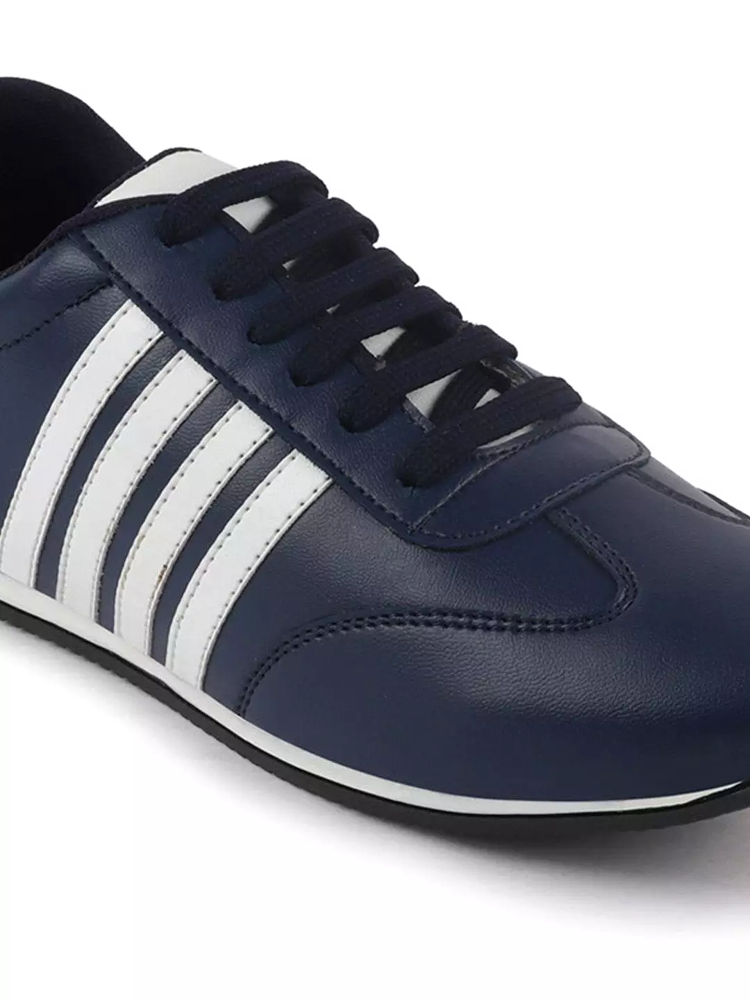 Men Blue Casual Classic Lace Up Sneakers