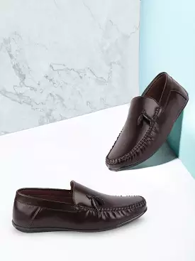 Men Brown Casual Slip-On Loafers