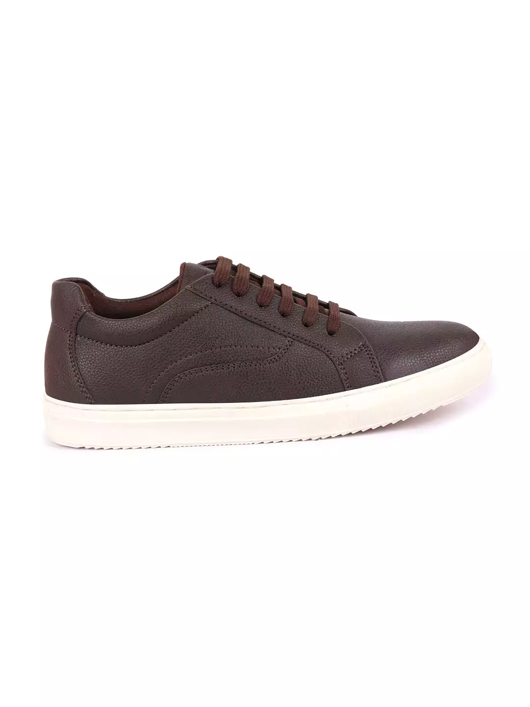 Men Brown Classic Outdoor Lace Up Sneakers