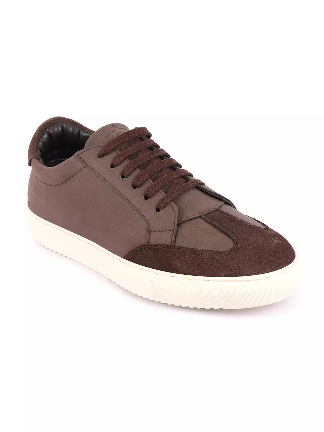 Men Brown Lace-Up Low Top Classic Sneakers Casual Shoes