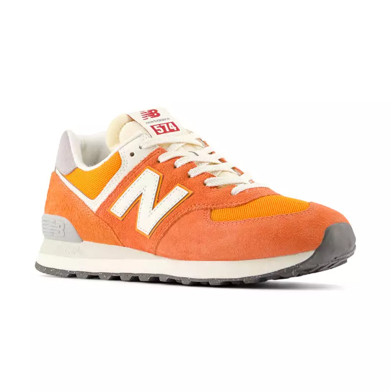 Men's 574 Atomic Orange/White