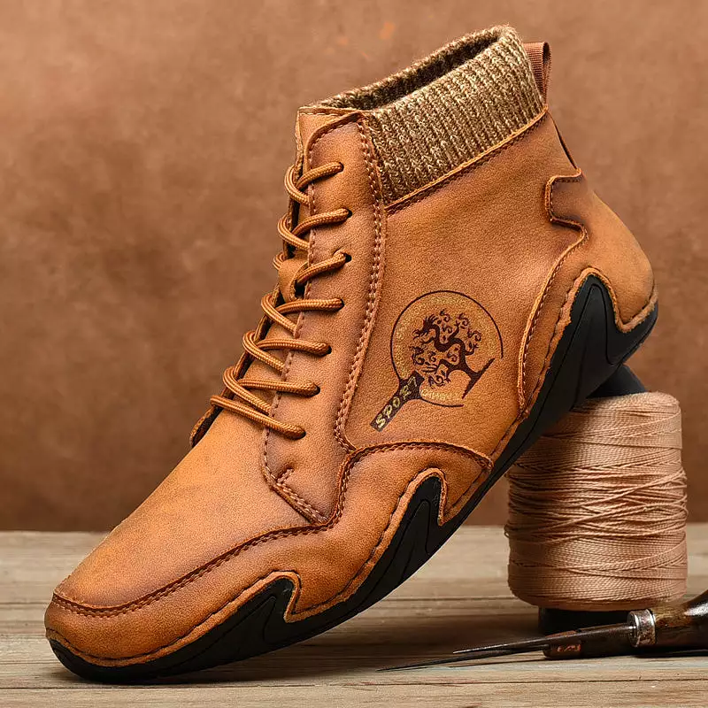 Men's Handmade Slip Resistant Ankle Boots