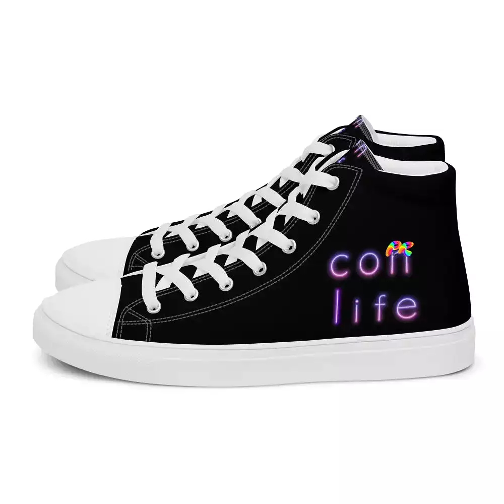 Men’s High Top Canvas Shoes Con Life