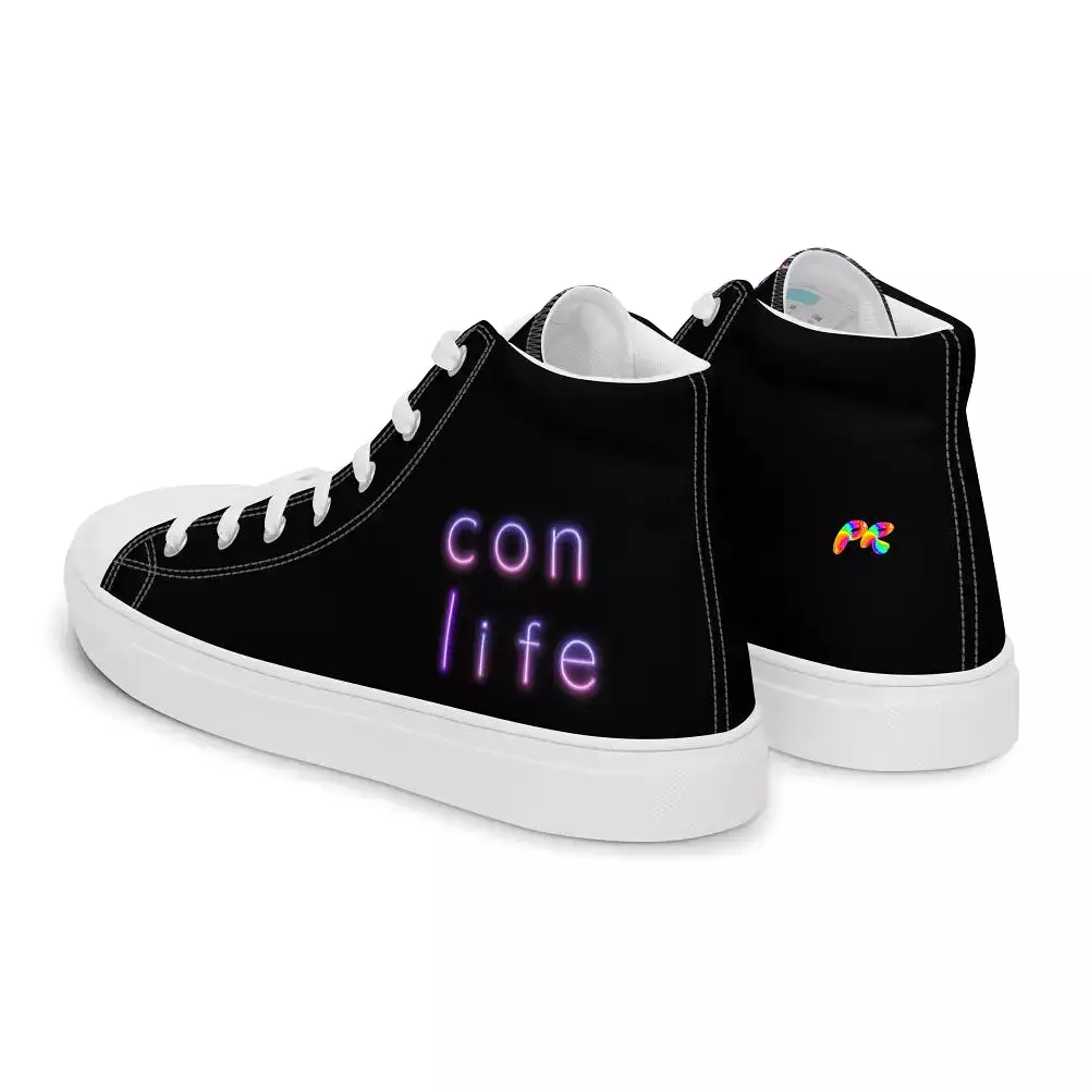 Men’s High Top Canvas Shoes Con Life