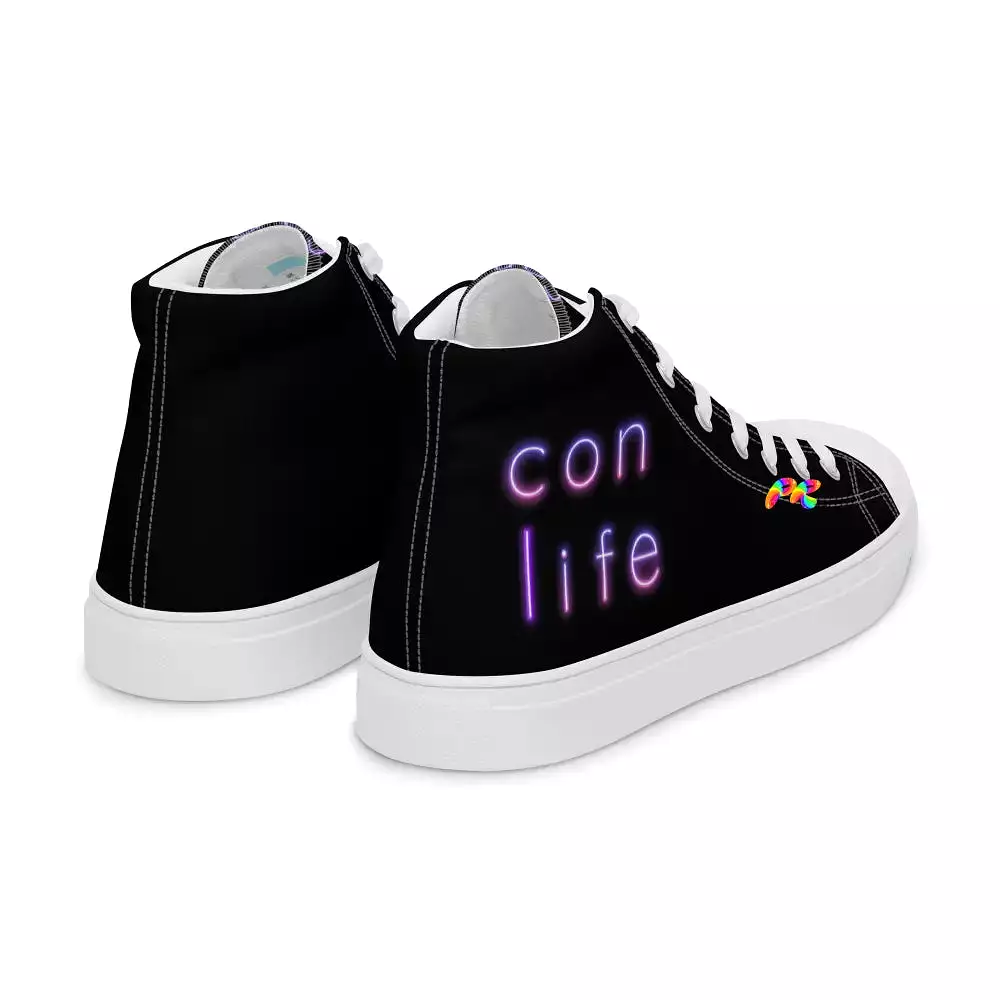 Men’s High Top Canvas Shoes Con Life