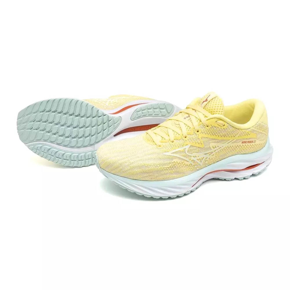 Mizuno Women's Wave Rider 27 - Anise Flower/White