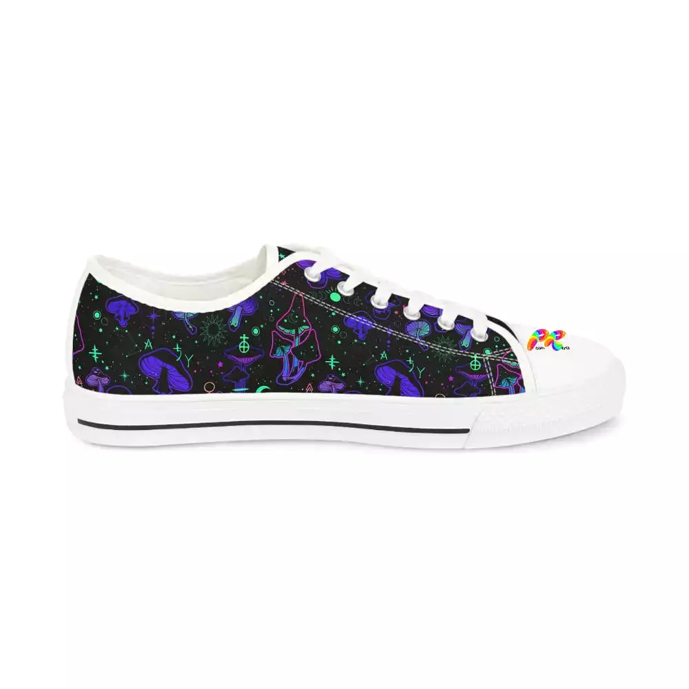 Mushroom Cult Men's Rave Low Top Sneakers