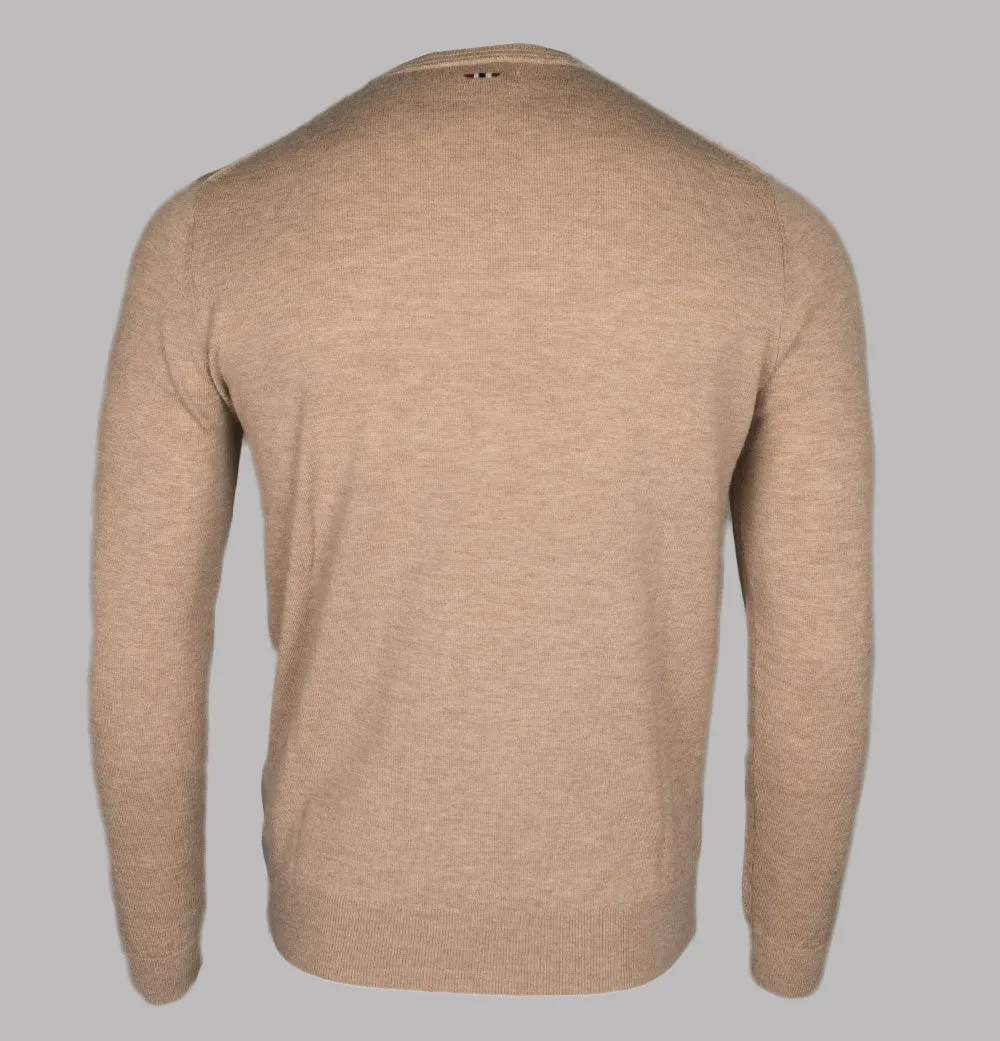 Napapijri Damavand Merino Wool Sweat Beige