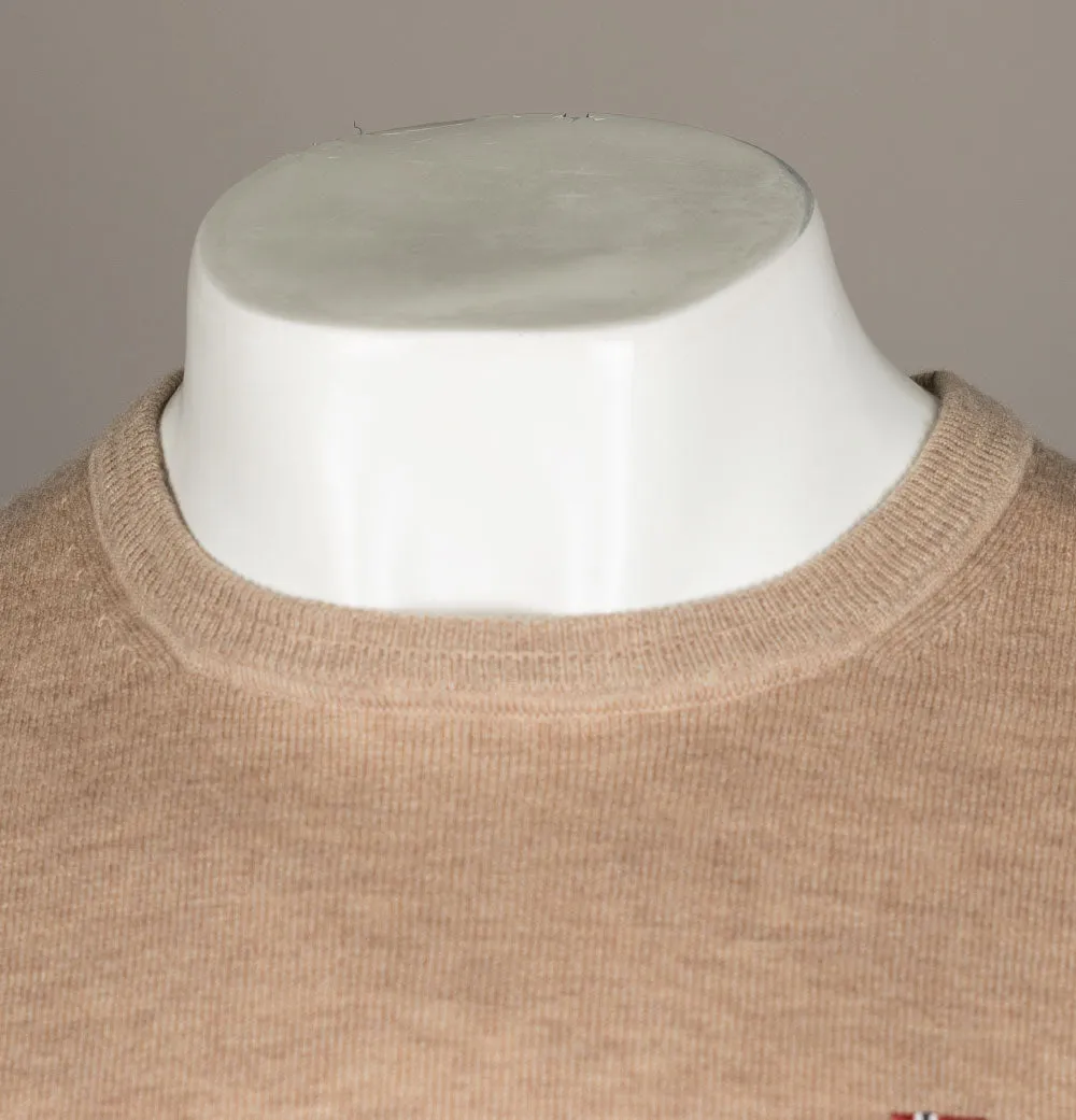 Napapijri Damavand Merino Wool Sweat Beige