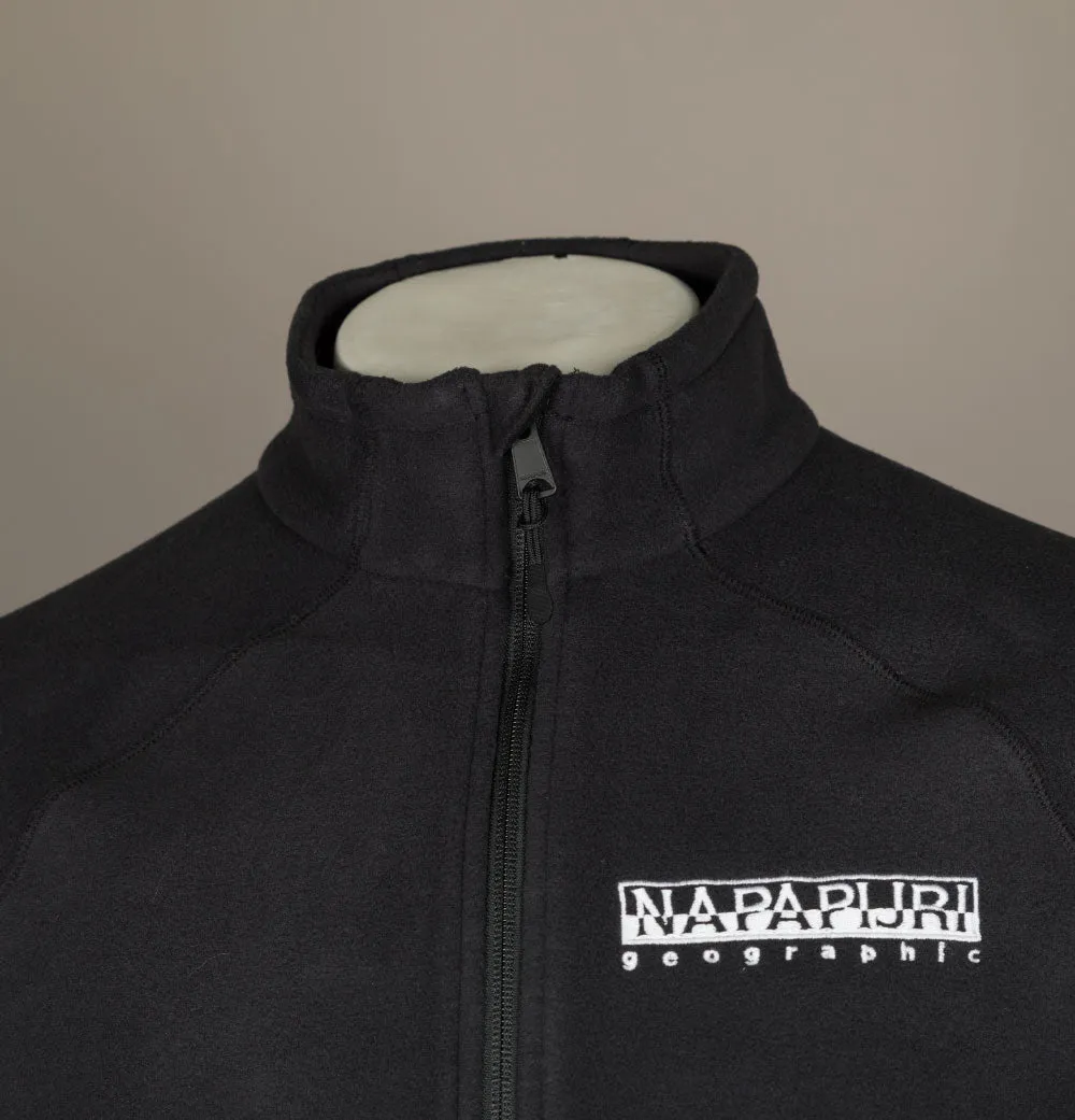 Napapijri Full Zip Tear Box Fleece Black